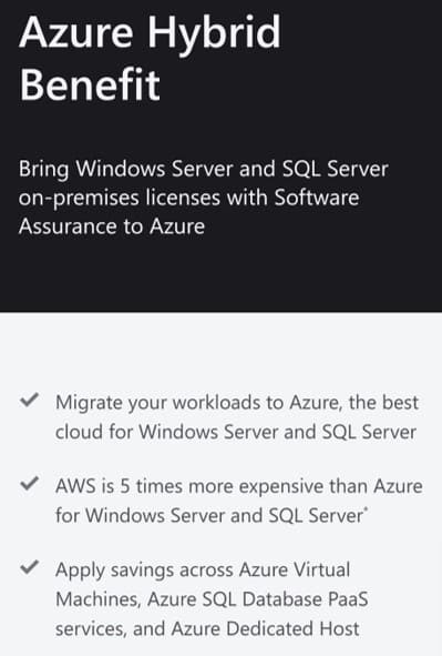 azure compute cloud hybrid benefits