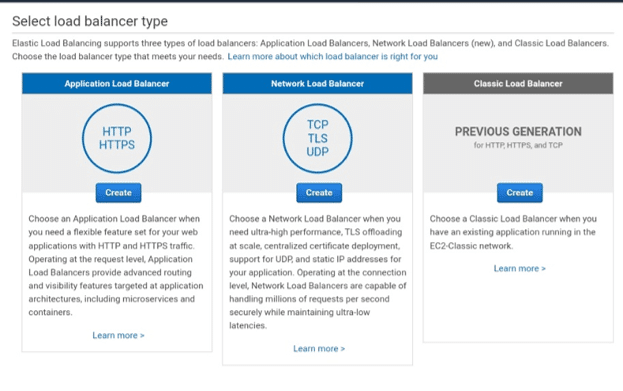 aws load balancer type