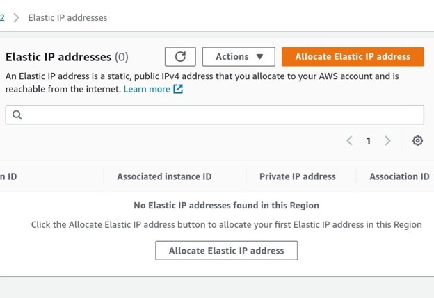 Elastic IP addresses