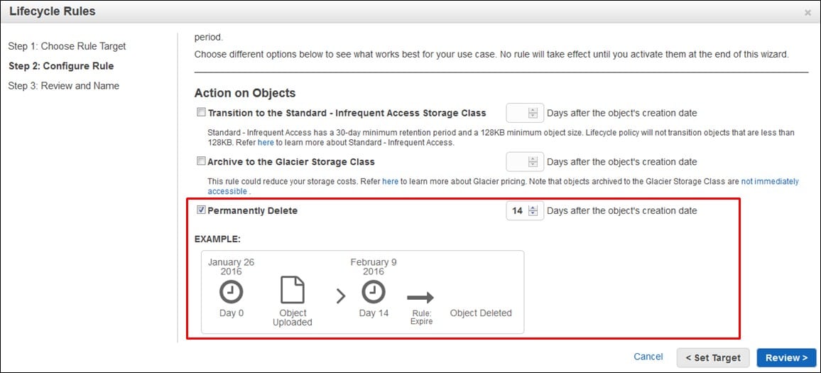 AWS S3 Lifecycle Policy - permanently delete