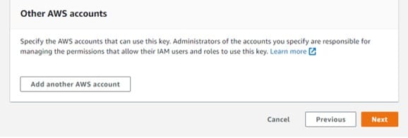 Create CMKs in Custom Key Store - other aws accounts