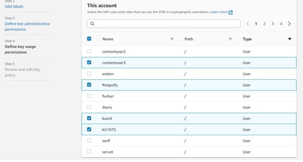 Create CMKs in Custom Key Store - this account