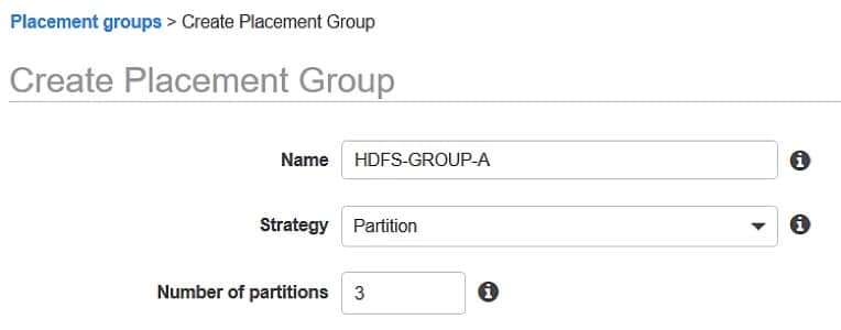 EC2 Placement Groups - create placement group