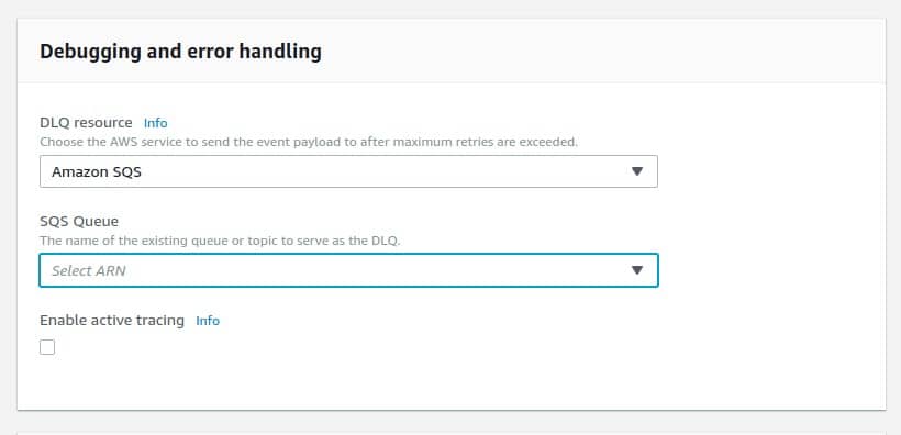 AWS Lambda Throttle - debugging and error handling