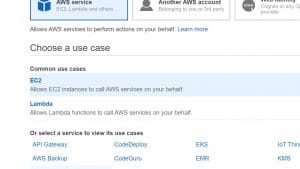 AWS CloudTrail: Creating a Service Role