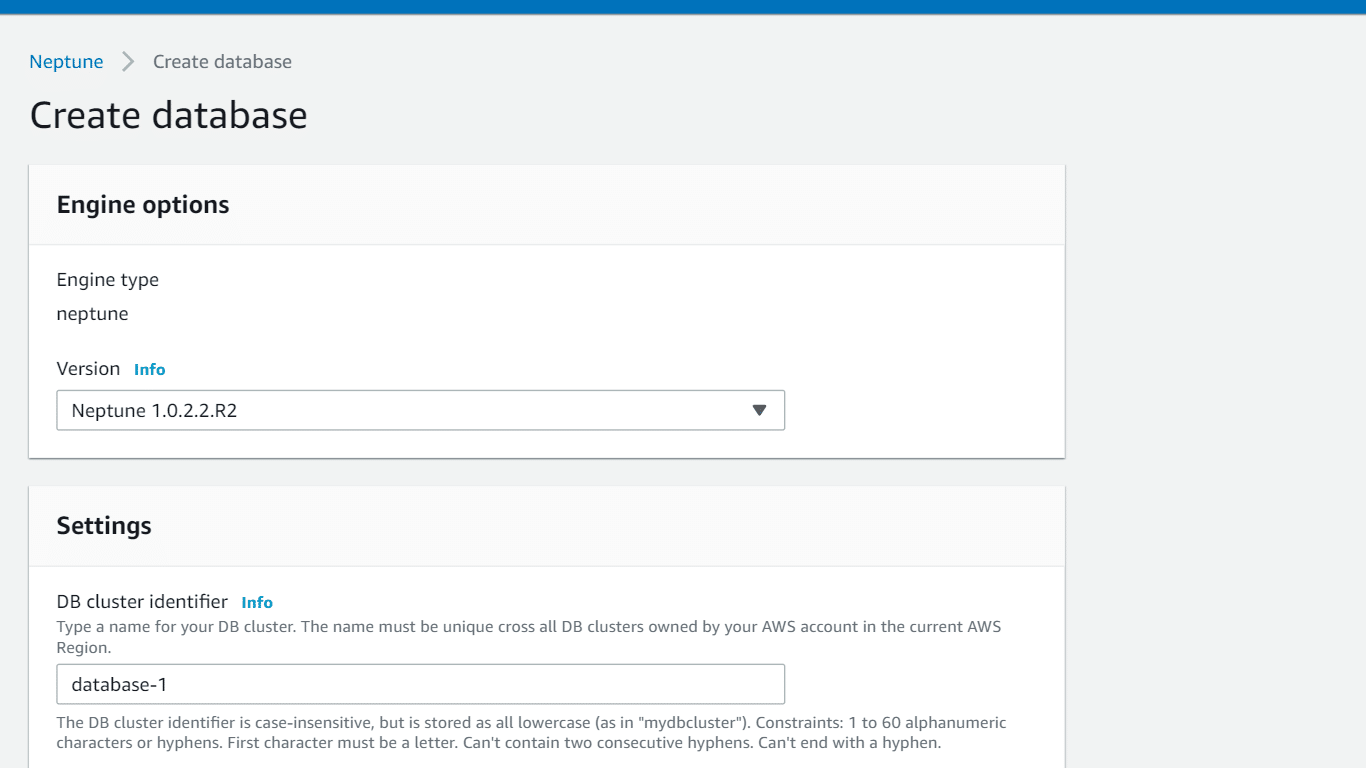 Amazon Neptune Create A Database CloudySave