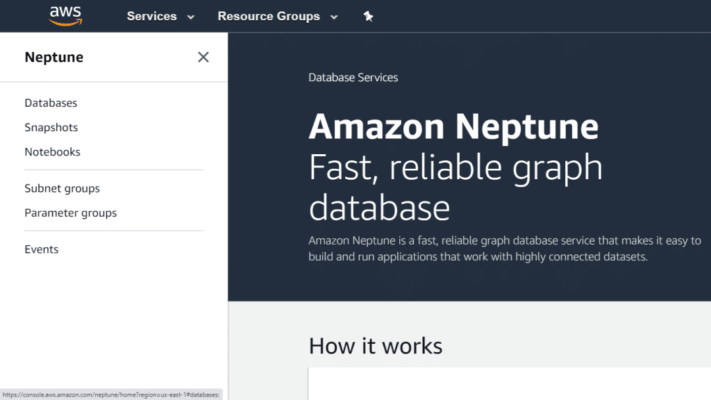 Amazon Neptune Create A Database CloudySave