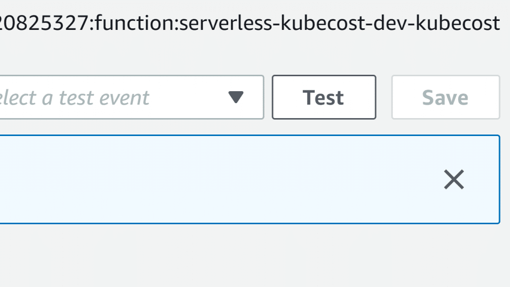 AWS Lambda How to Create a Function - AWS Lambda Test Button