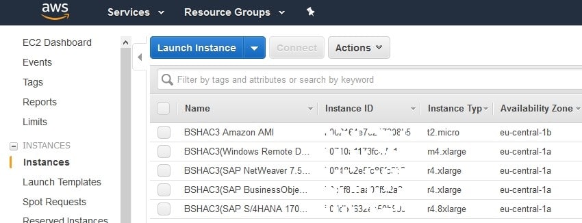 AWS Tagging - Click on Instances from Console