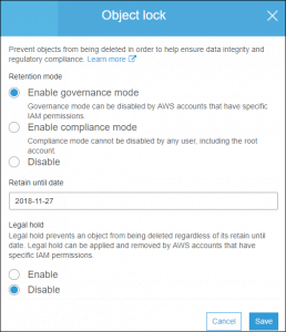 Locking an S3 Object - CloudySave