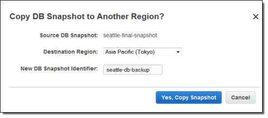 RDS Snapshot Pricing - RDS Snapshot Cross-Region Data Transfer