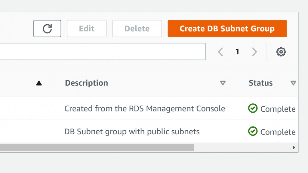 AWS Neptune Subnet Group - Create DB Subnet Group