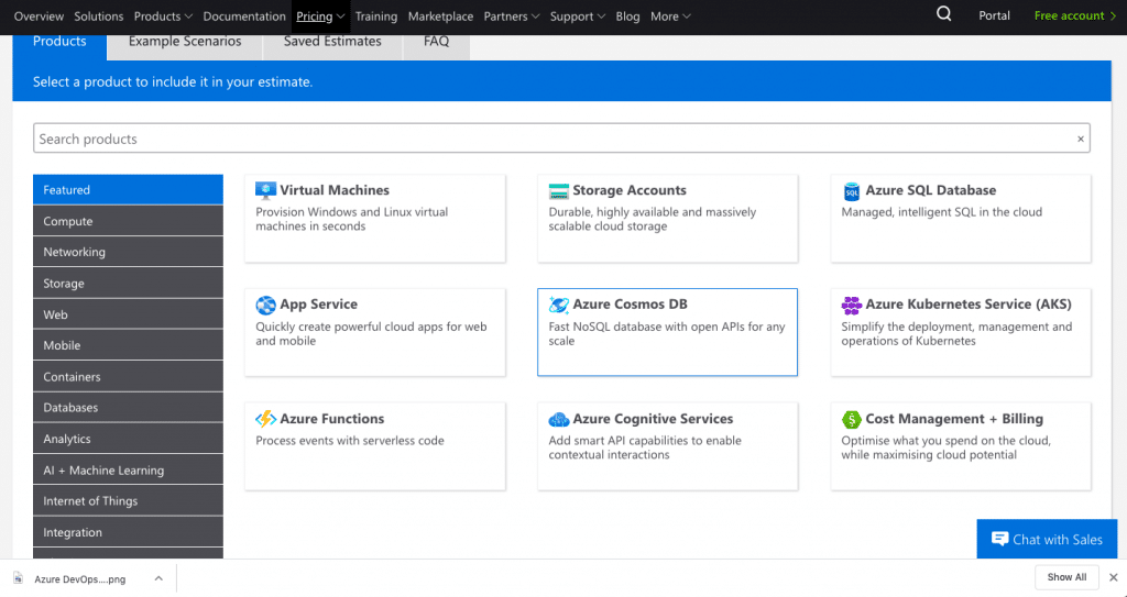 How does Azure DevOps Pricing Calculator Work