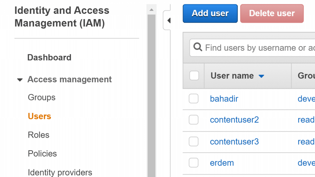 Setting AWS Credentials - IAM Users