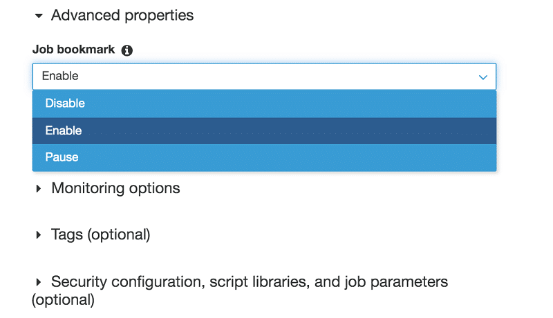 AWS Glue Tag - Advanced Properties