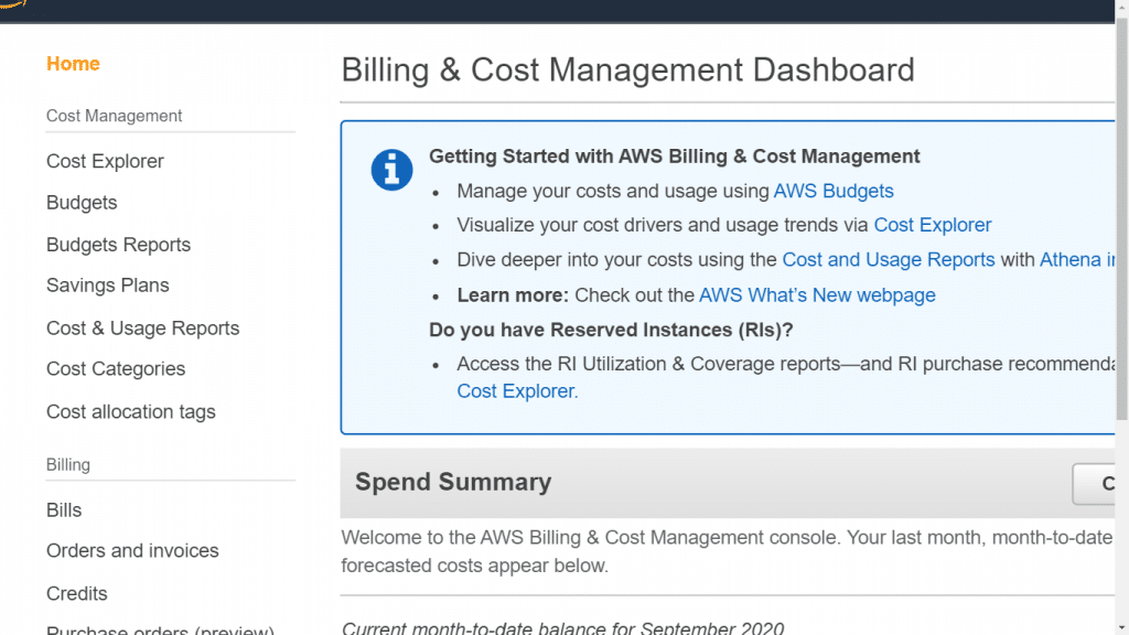 Cost Explorer - Billing and Cost Management Console