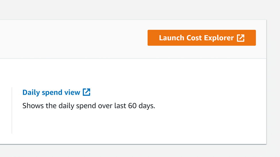 Cost Explorer - Launch Cost Explorer