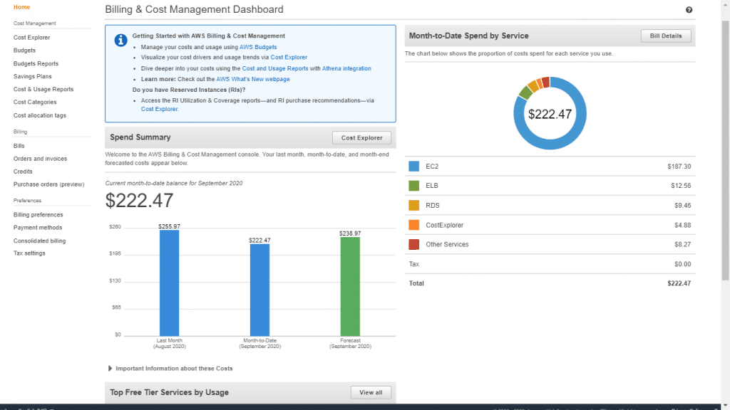 Cost and Usage Reports - Billing and Cost Management console