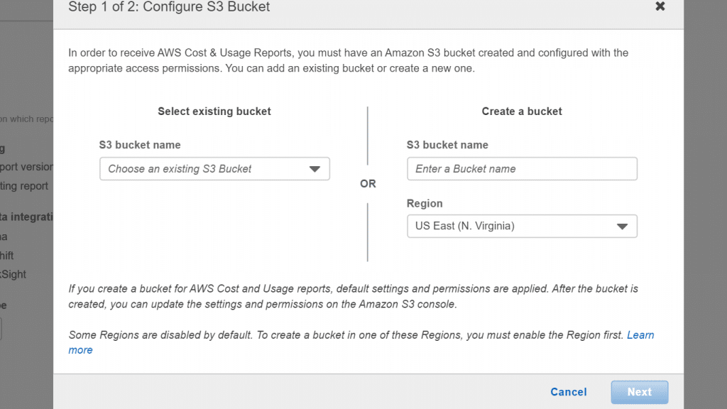 Cost and Usage Reports - Configure S3 Bucket