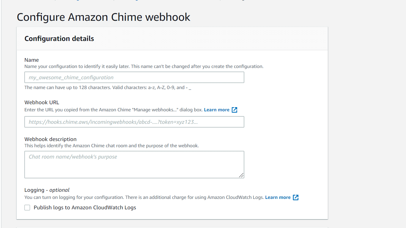 How to Configure Chime Webhooks (Step by Step) - CloudySave
