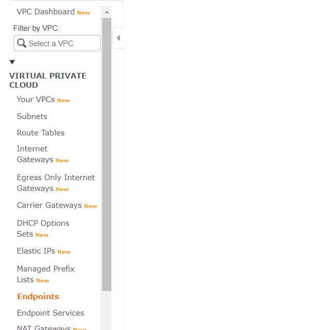 Create AWS Endpoints - Endpoints