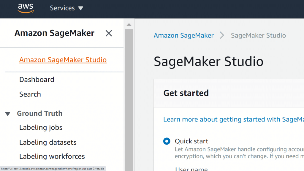 Onboard SageMaker Studio - Amazon SageMaker Studio