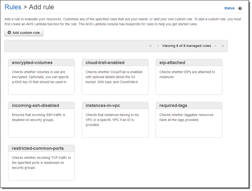 AWS Reactive Governance - Add Rule