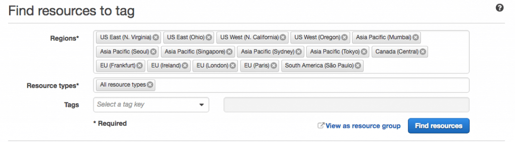 AWS Tagging Best Practices - Tag Resources