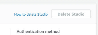 Delete a Studio Domain - Delete Studio