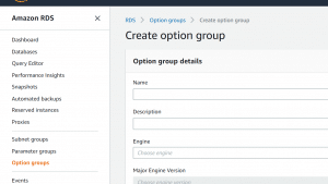 How to Manage Your AWS RDS Option Group