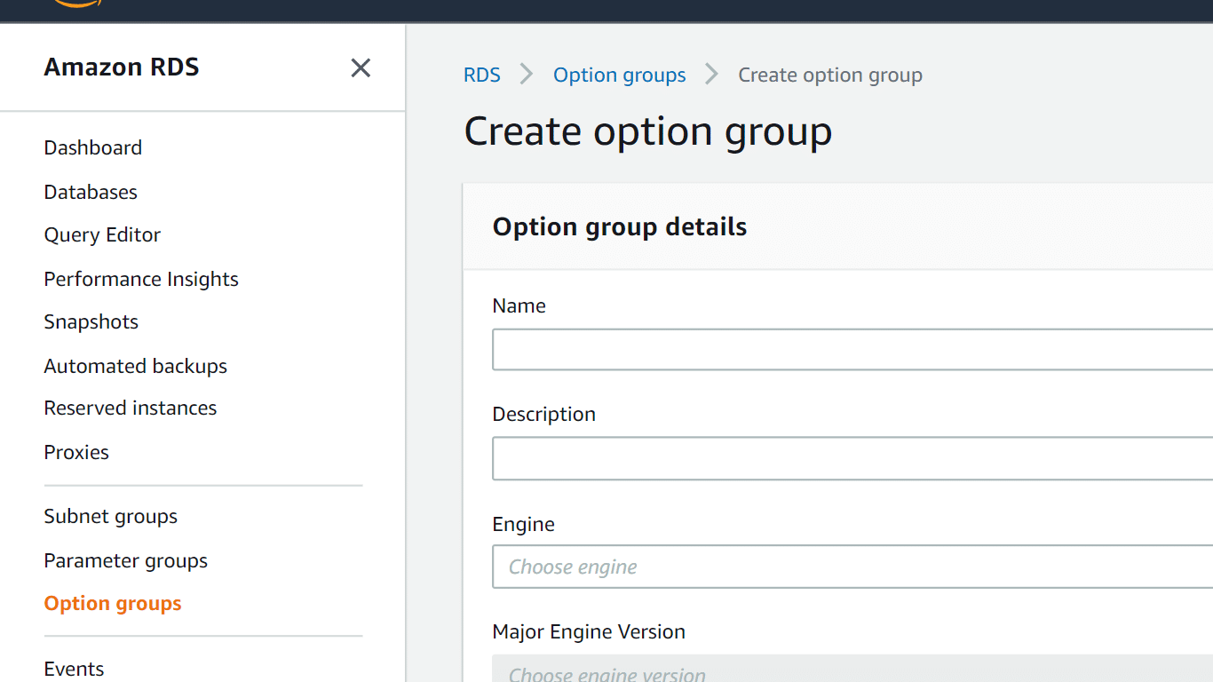 AWS RDS Option Group - Featured Image