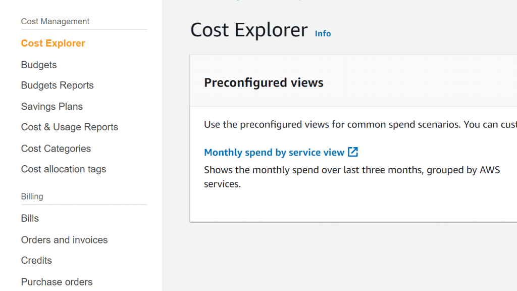 Billing and Cost Management - Usage